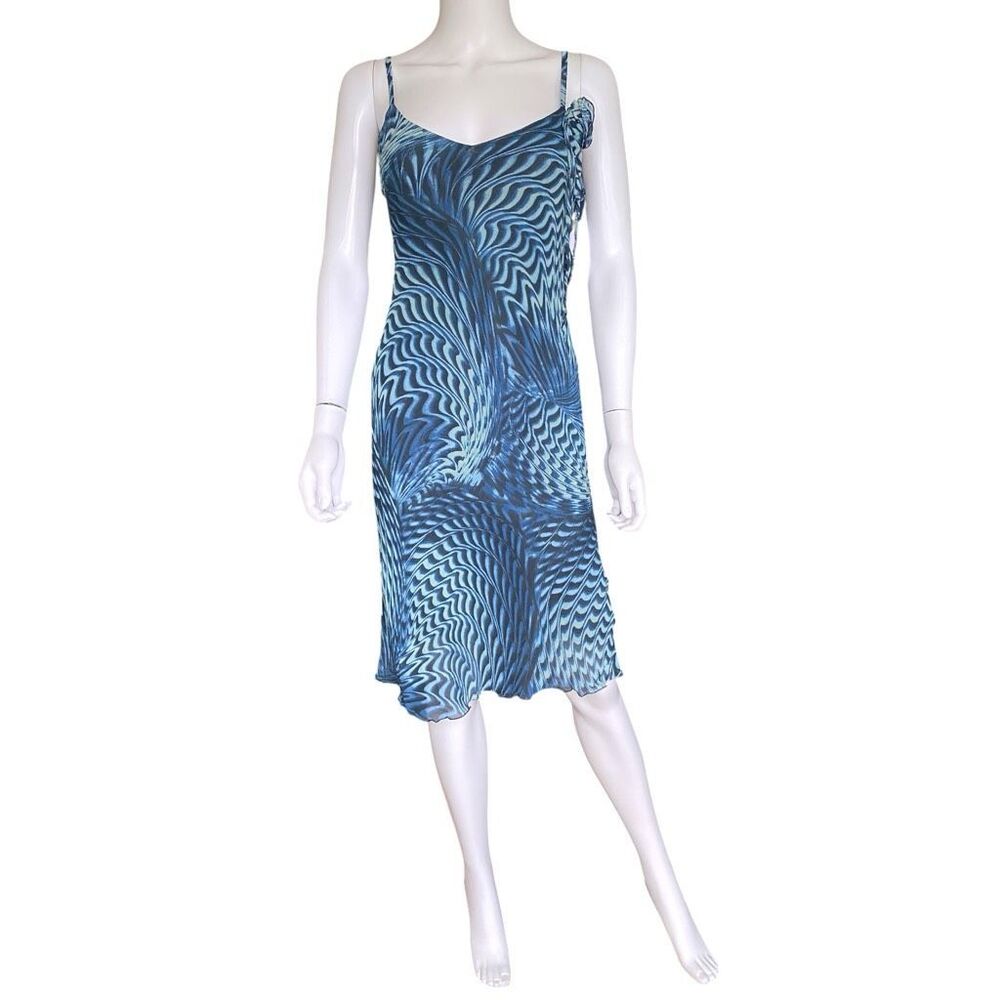 euro y2k vintage siren midi dress - Picture 2 of 8